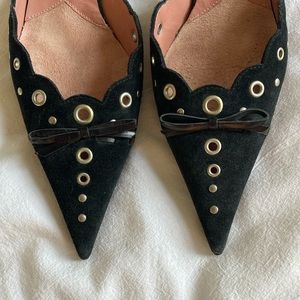 Pointed Grommet Heels